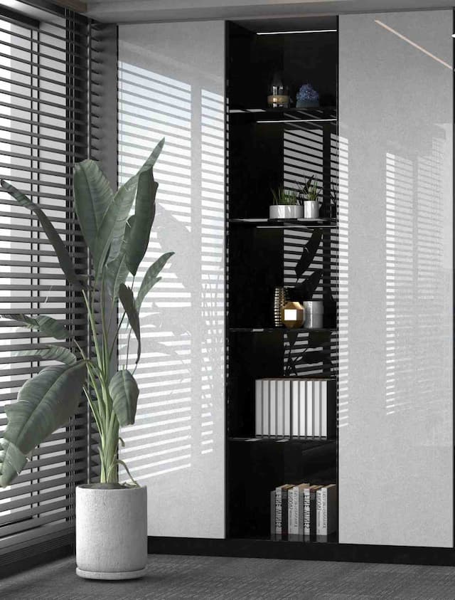 پنل PET و PVC پاکچوب طرح HG Galaxy Silver 714 با جلوه کهکشانی نقره‌ای