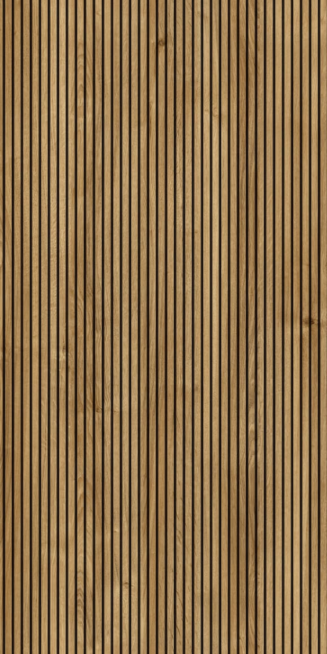 نمای نزدیک پنل ملامینه Karlstad Oak پاکچوب طرح راه راه