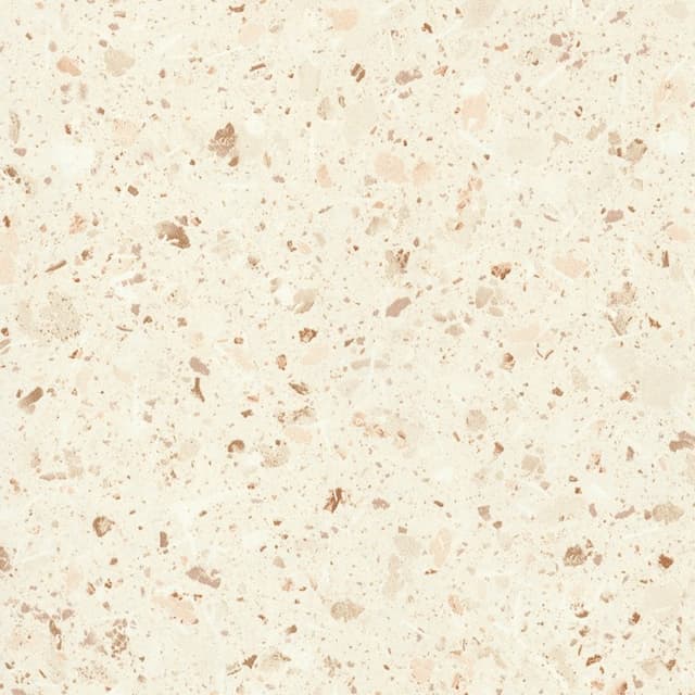 صفحه کابینت پاک چوب گرانیت کرم کد 2070؛ طرح سنگ کرم با دانه‌های گرم و تیره