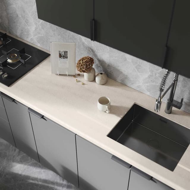 نمای کاربرد صفحه کابینت پاک چوب سامانیولو کد 2072 در دکوراسیون آشپزخانه