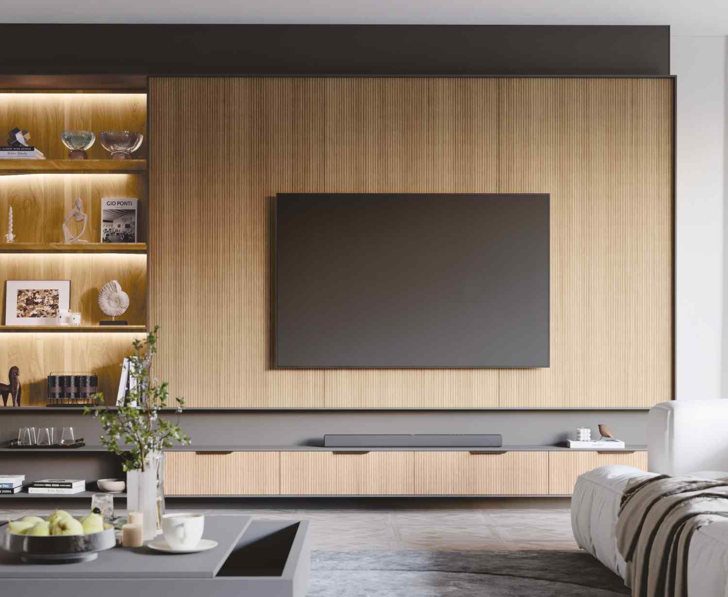 پنل روکش ملامینه پاکچوب طرح Grand Wallis 9954 با بافت چوبی لوکس