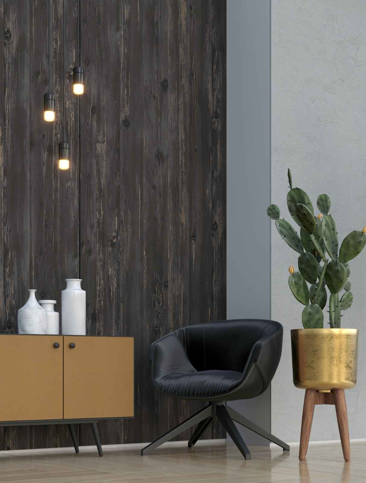 پنل روکش ملامینه پاکچوب طرح Oslo Pine 9934 بافت چوب کاج روشن