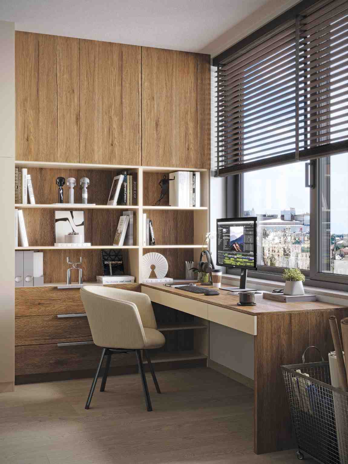 پنل روکش ملامینه پاکچوب طرح Seven Oak 9953 بافت چوب بلوط
