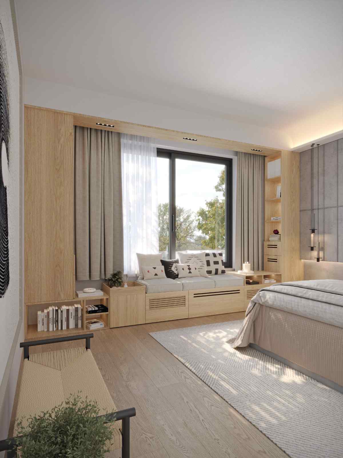 پنل روکش ملامینه پاکچوب طرح Vosges Oak 9956 بافت چوب بلوط
